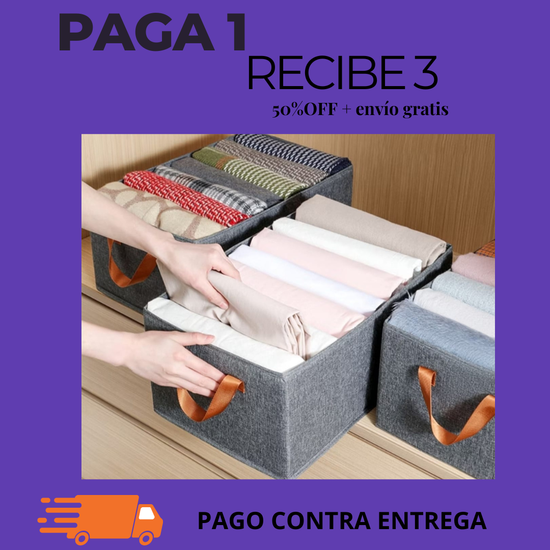 Combo Organizador De Ropa "OrganizaFácil"